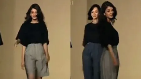 As Aishwarya Rai walks Cannes red carpet, her 90s ramp walk video as a model surfaces. Watch