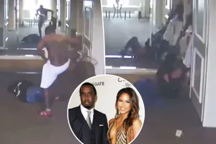 Disturbing surveillance video shows Sean ‘Diddy’ Combs beating, dragging Cassie in hotel hallway in 2016