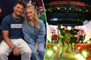 Brittany and Patrick Mahomes make surprise appearance at Kelce Jam, spotted dancing on stage with Travis Kelce