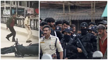 Ajay Devgn and Jackie Shroff engage in a choreographed fistfight on sets of Singham Again in Srinagar. Watch leaked video