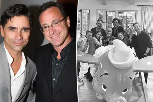 John Stamos shares rare photo of ‘Full House’ cast with Mary Kate, Ashley Olsen in Bob Saget birthday tribute