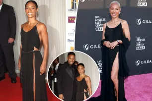 Jada Pinkett Smith hits the red carpet in slit-up-to-there Alaïa dress she first wore 20 years ago