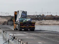 569 Tonne Humanitarian Aid Delivered Across Floating Pier In Gaza: US