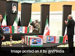 Vice President Attends Iran President Raisi's Funeral, Pays Tribute