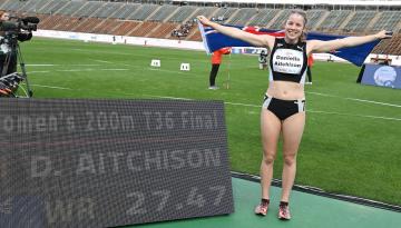 Paralympics: Kiwi sprinter Danielle Aitchison scorches to world record in Japan