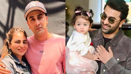 Ranbir Kapoor spotted in cute pink T-shirt with daughter Raha’s name written on it on Ramayana sets