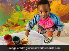 One-Year-Old Ghanaian Toddler Named Youngest Male Artist in the World