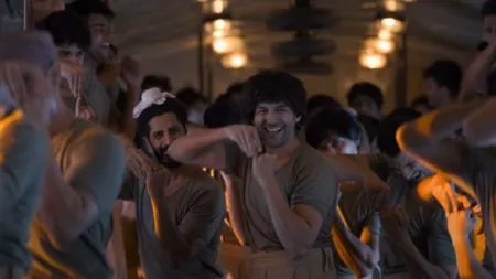 Satyanaas: Kartik Aaryan dances inside and atop a train in Chandu Champion’s fun song