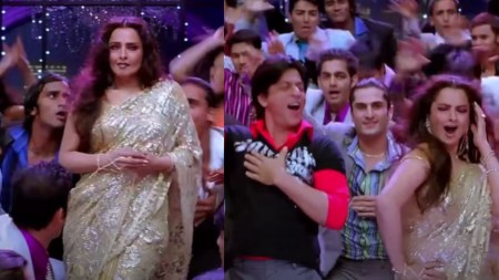 ‘Rekha rehearsed for three days for Om Shanti Om’s Deewangi Deewangi song,’ recalls Farah Khan: ‘We wondered what do we rehearse with her?’