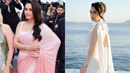 Preity Zinta walks Cannes red carpet after 17 years in ‘understated’ saree, fans defend her accent: ‘This isn’t fake at all’