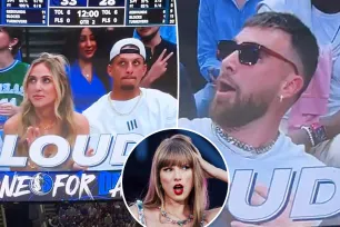 Travis Kelce booed while at NBA playoffs with Patrick, Brittany Mahomes as Taylor Swift takes Eras Tour to Spain