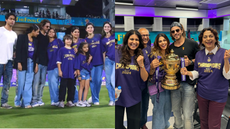 Shah Rukh Khan hugs teary Suhana Khan, kisses wife Gauri Khan as KKR wins IPL 2024: ‘I am so happy’