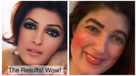 Twinkle Khanna gets a makeover from daughter Nitara, says last makeover was like ‘somebody had chewed paan, spat on my face’. Watch