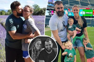 Jason Kelce and Kylie Kelce’s relationship timeline: From Tinder to marriage