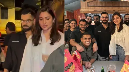 Anushka Sharma-Virat Kohli step out for dinner date in Mumbai, fans ask, ‘Why are they sneaking out from the back door?’