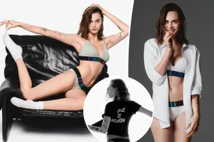 Cara Delevingne strips down to her underwear (and shows off her tattoos) for Calvin Klein Pride campaign