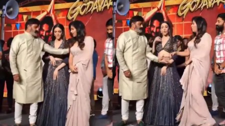 Nandamuri Balakrishna pushes actor Anjali on stage; Hansal Mehta calls him a ‘scumbag’, social media is enraged