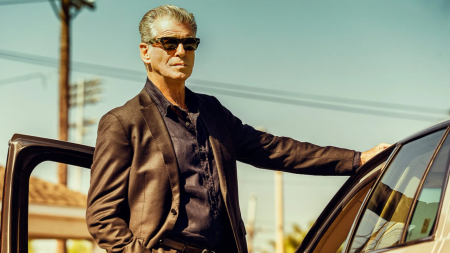 Fast Charlie movie review: Pierce Brosnan, Morena Baccarin make it worthwhile