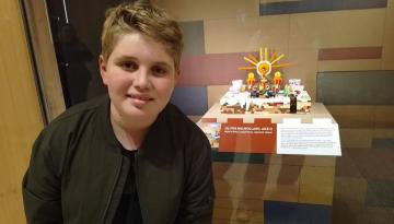 How a Kiwi kid scored a major part in Auckland Museum's Lego Relics: A New World Arises exhibit