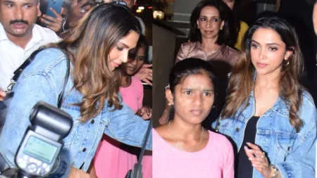 Mom-to-be Deepika Padukone steps out for dinner date with family while Ranveer Singh parties on Ambani cruise. See photos