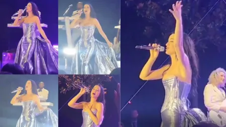 Katy Perry lights up Anant Ambani and Radhika Merchant’s luxury cruise pre-wedding bash with her performance. Watch