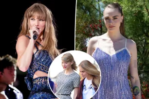 Taylor Swift quietly supports pal Cara Delevingne at London theater in between Eras Tour stops