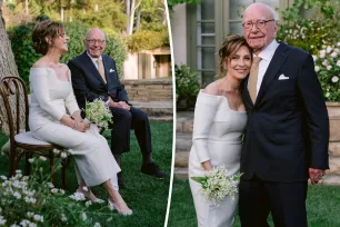 Rupert Murdoch and Elena Zhukova marry at his Bel Air winery, Moraga