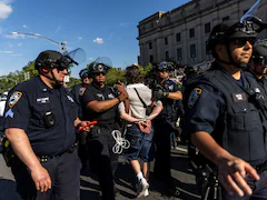 US Police Detain Dozens From Pro-Palestinian Protest At Brooklyn Museum