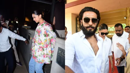 Deepika Padukone goes on dinner date with her mother ahead of Ranveer Singh’s return from the Ambani bash. Watch