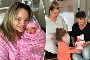 YouTuber Trisha Paytas gives birth to baby girl Elvis with husband Moses Hacmon