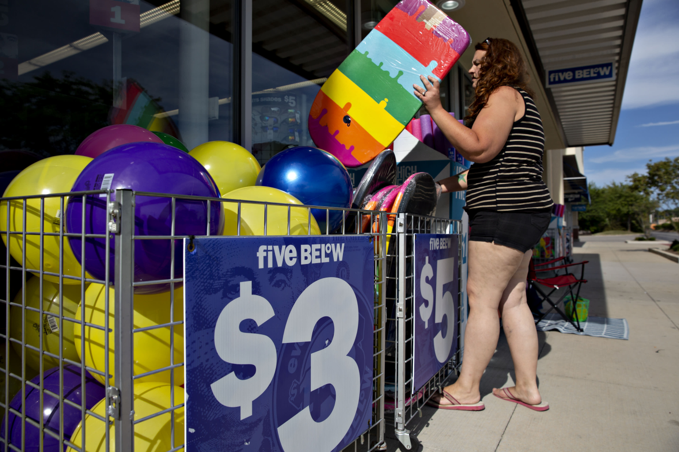 The low-end consumer 'is really being stretched,' says Five Below CEO