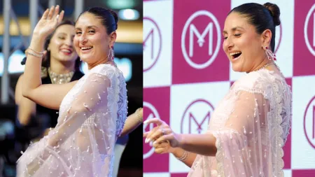 Kareena Kapoor dances to Yeh Ishq Haaye, Nagada Nagada at an event in Abu Dhabi. Watch viral video