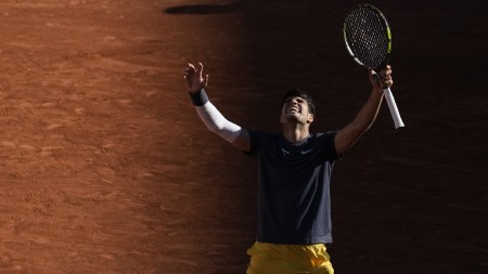 French Open: Carlos Alcaraz finds joy in suffering as he overcomes Jannik Sinner in five-set semifinal