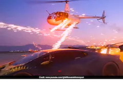 YouTuber Arrested For Making Helicopter Shoot Fireworks At Lamborghini