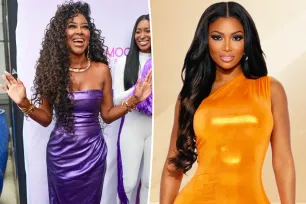 Kenya Moore shocked party attendees with posters of ‘RHOA’ newcomer Brittany Eady allegedly performing oral sex