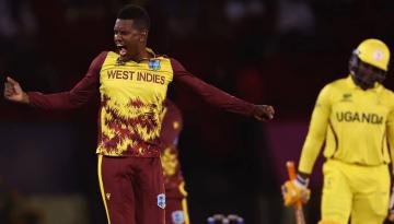 Cricket World Cup: West Indies turn screws on Blackcaps with big win over qualifiers Uganda