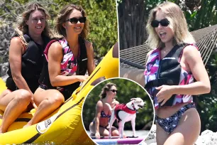 Bikini-clad Sydney Sweeney rides banana boat at her new $13.5M Florida estate