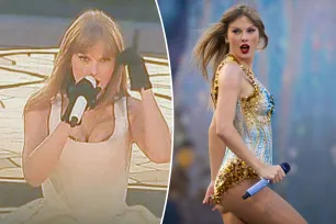 Taylor Swift makes Eras Tour wardrobe change as Scottish winds leave hands ‘frozen’