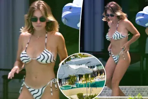 Bikini-clad Sydney Sweeney takes a dip in pool at new $13 million waterfront mansion