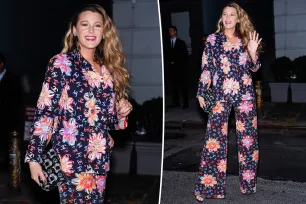 Blake Lively’s floral Chanel suit has fans thinking she stepped out in her pajamas: ‘Just rolled out of bed’