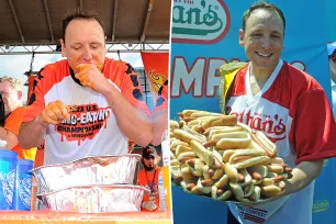 Joey Chestnut banned from Nathan’s hot dog eating contest over deal with vegan franks