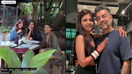 Dalljiet Kaur returns to Kenya amid separation from husband Nikhil Patel, hangs out with girl gang