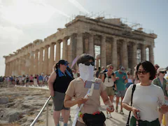 Greece Shuts More Tourist Sites Amid Scorching Heat Wave