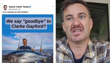 Clarke Gayford warns against online scams using his image, Jacinda Ardern hits back at his new moustache