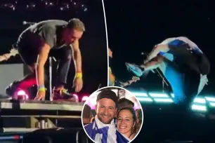 Coldplay concertgoer holding Israeli flag crashes concert, falls trying to rush stage: ‘Is he OK?’