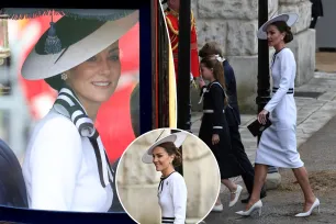 Kate Middleton wears white for grand return at Trooping the Colour 2024