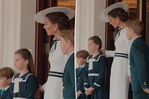 Kate Middleton sweetly caresses Princess Charlotte in behind-the-scenes Trooping the Colour video