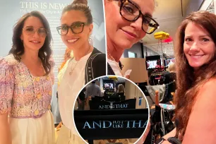 ‘Buffy’ alum Charisma Carpenter sparks ‘AJLT’ casting rumors after ‘friendly’ set visit with Kristin Davis 