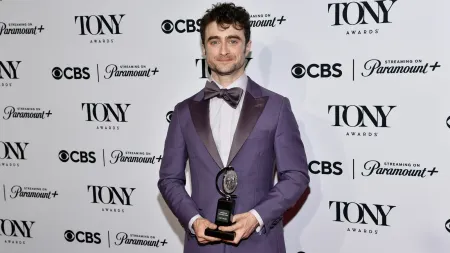 Daniel Radcliffe tears up as he accepts first Tony Award for Merrily We Roll Along: ‘When I finished the Harry Potter series, I had no idea what my career was going to be’