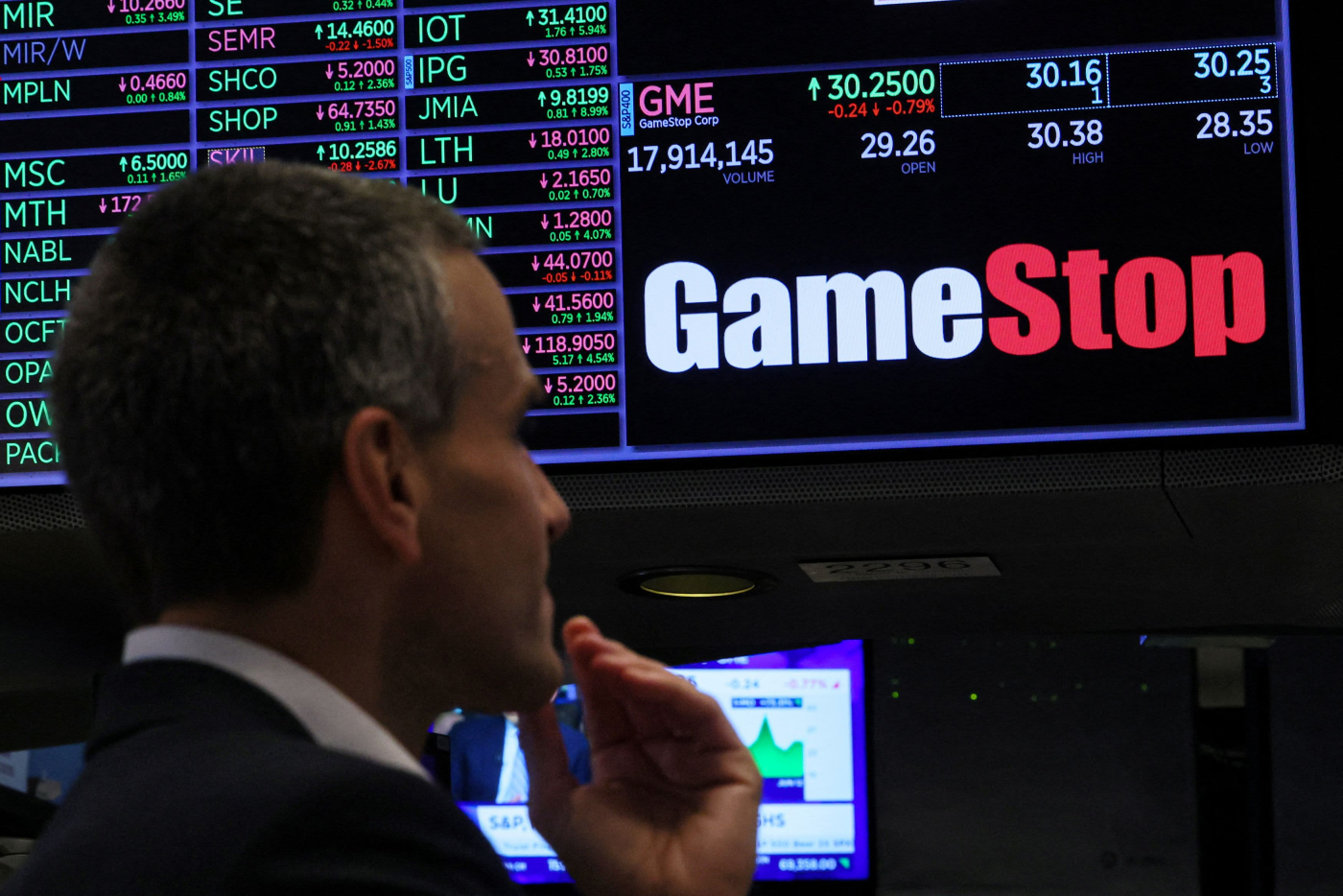 GameStop drops more than 12%, hits session lows after annual meeting fails to offer details on firm's strategy